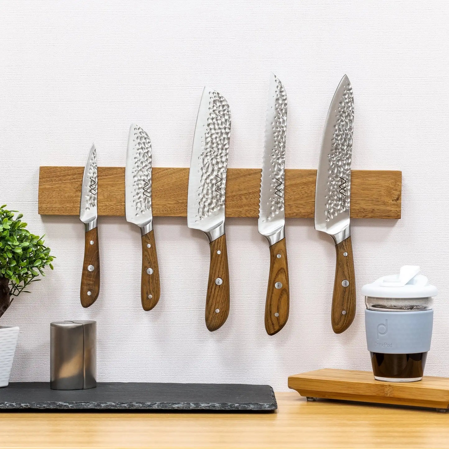 MagnetiX™ Acacia Knife Holder